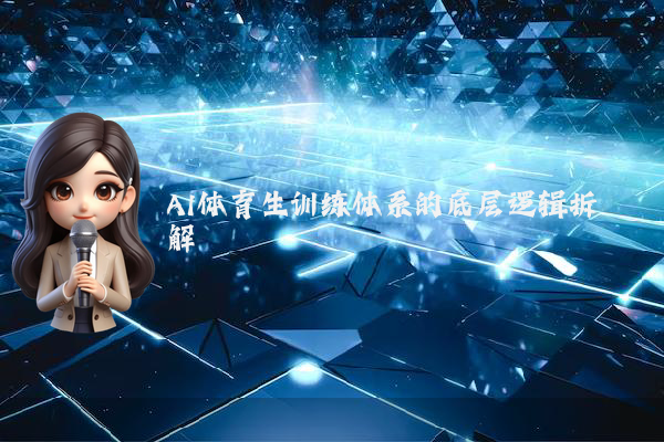 AI体育生训练体系的底层逻辑拆解