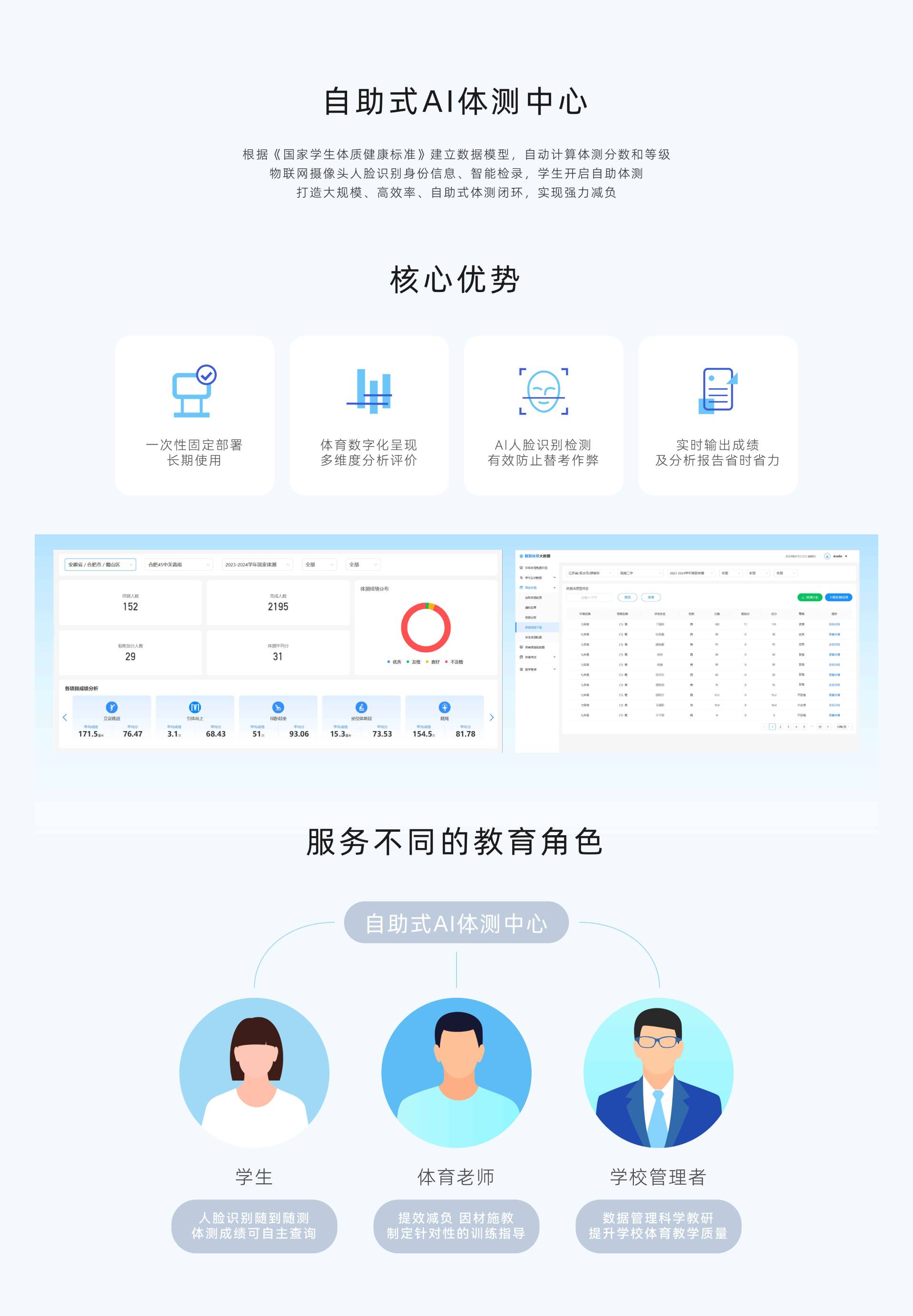 合作咨询 400-86303753 首页 产品中心 全学龄-AI体育角 普教-全场景AI智慧操场